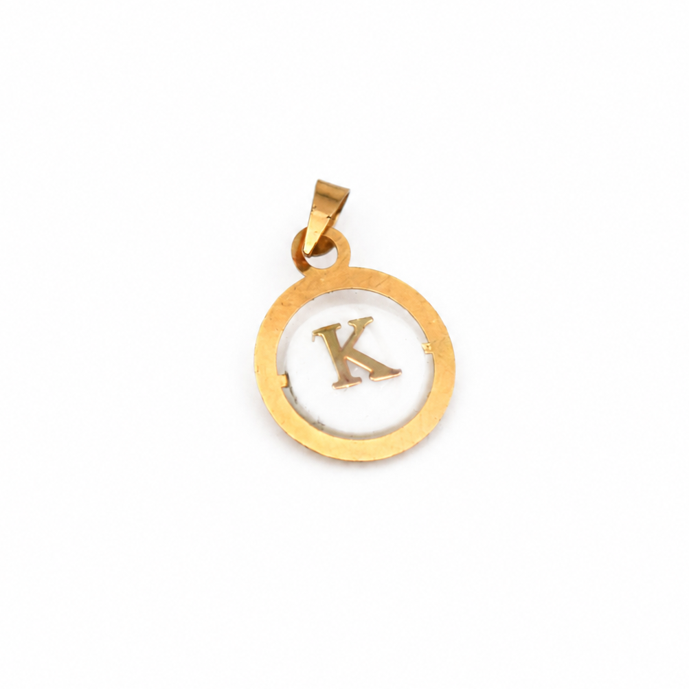 پلاک صدفی حرف k